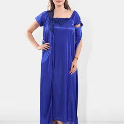 Be You Satin Maxi Nightdress With Robe image 3