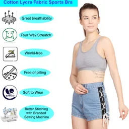 stogbull Pack of 2 Women Sports Non Padded Bra image 3