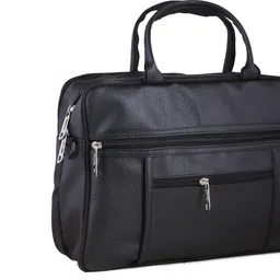 ruzee Men & Women Black Messenger Bag image 4