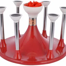 Plastic Stylish Glass Holder, Cutlery Glass, And Spoon Organiser Plastic Glass Holder-image-48