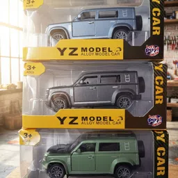 adviktoys Die-Cast 1:32 Scale Alloy Metal L R Defender SUV Car Toy for Kids image 3