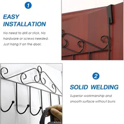 kariha Door Hook Hanger Hook Rail 7 image 5