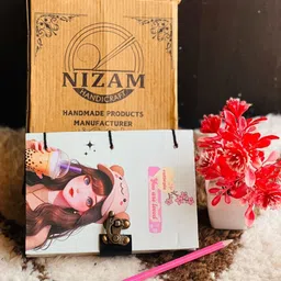 nizam handiicraft Beautifully designed diary Notebook With Lock Clasp A5 Diary Unruled A5 Diary 100 200 Pages image 3