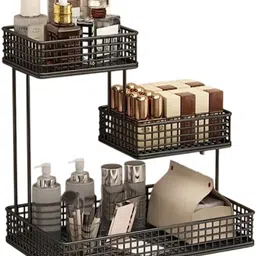 ezzucrafts 3 Tier Fruit Basket Bowl for Kitchen Counter Countertop Storage Iron Fruit & Vegetable Basket-picture-15