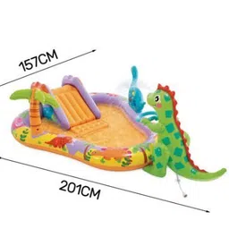 littlebloom DINO PARK PLAY CENTER (IND*9632)-561391378 Inflatable Swimming Pool image 5