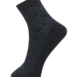 HIROLAS Men Pack Of 3 Patterned Cotton Anti Odour Ankle-Length Socks image 3