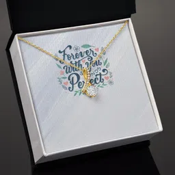 rakva Rhodium Zircon Silver Pendant Set image 3