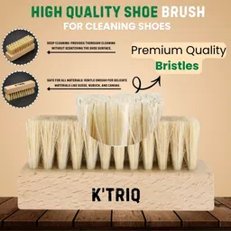 K'TRiQ Shoe Brush | Restores Original Look | Shoes polish brush | Shoe cleaner brush Brush image 4