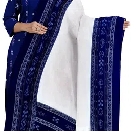 sansiddhi handloom Unstitched Pure Cotton Salwar and Dupatta Material Embroidered image 5