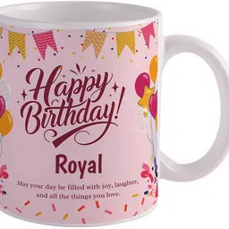 giftuation Happy birthday Royal / Gift for birthday Ceramic Coffee Mug image 2