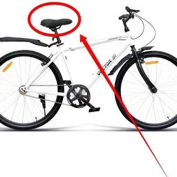 neemo Saddle PU Form Mountain Bikes MTB Cycle Complete Bicycle Seat (Black) Saddle image 5