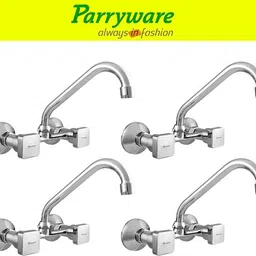 parryware Ritz Wall Mounted Sink mixer with Swivel Spout set of 4 pic 027 Wall Mounted Sink mixer with Swivel Spout Sink Mixer Faucet-picture-35