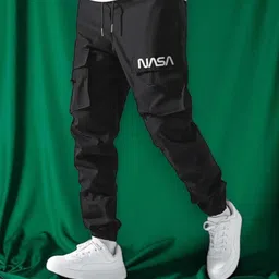 the pvr clothing Men Slim Fit Black Cotton Blend Trousers-picture-12