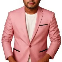 humjoli fashion Men Solid Single Breasted Formal, Casual, Festive, Wedding Blazer image 1