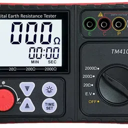 amicisense Earth Resistance Tester, High Precision Megohmmeter with Ground Voltage Test Multi-Range Ohmmeter image 1