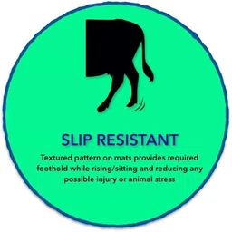 hakex Cow Mat Waterproof RUBBER MAT 8*5 Feet BPA FREE For Horse_ Cow, Dog, Hamster, Guinea Pig, Miniature Pig Pet Mat image 3