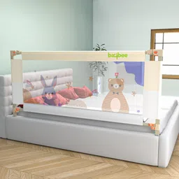baybee Baby Bed Rail Guard for Baby Safety with 28 Height Adjustable Side Protector-picture-11