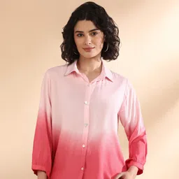 maaesa Women Regular Fit Printed Spread Collar Casual Shirt-picture-23