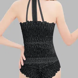 FIMBUL Lace Underwear Lightly Padded Camisole Lingerie BRA-3363-BLK image 5