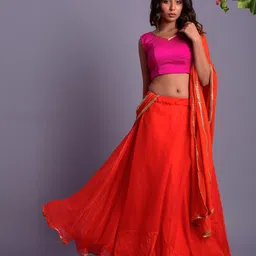 Rangpur Ready to Wear Lehenga & Blouse With Dupatta image 3