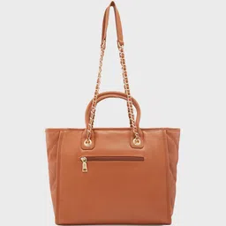 Caprese Structured Tote Bag with Quilted image 3