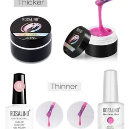 ROSALIND Builder UV&LED Lamp Soak-Off Gel Nail Polish 15 ml - Shade A771 image 4