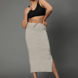 Jaanvi Mermaid-Fit Stretchable Saree Shapewear with Side Slit image 3