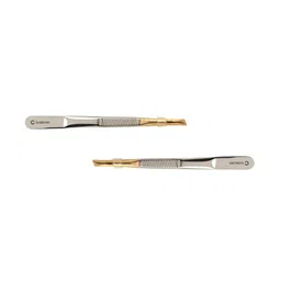 basicare Set Of 2 Stainless Steel Gold Plated Tip Tweezer image 5