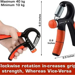 selva Adjustable Power Grip Hand Exerciser Gripper 10-40 Kg-O1 Hand Grip/Fitness Grip image 4