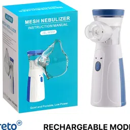 CRETO JSLW-302 Mesh Nebulizer Rechargeable for Kids/Adults (Inbuilt Battery) Nebulizer-picture-35