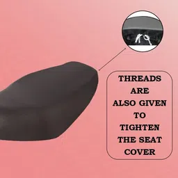kp8 A-Access 125 Scooty Removable & Washable PU Leather Waterproof Seat Cover Single Bike Seat Cover For Suzuki Access 125 image 4