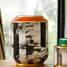 home4u Surreal Multicolour Porcelain Vase image 1