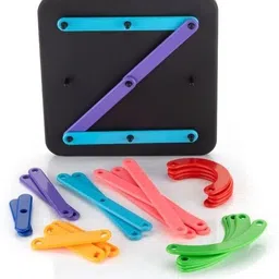 nexbie Alpha Numeric Puzzle - Construction Puzzle Toys for Kids - Multi Activity Toys image 1