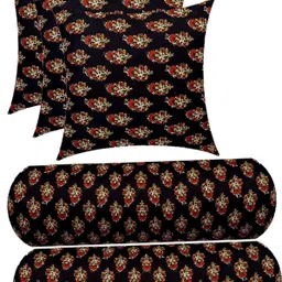 actos Microfibre Floral Bolster Pack of 5 image 2