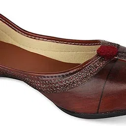 riyashi Women's Flat Jutti Ethnic Traditional Flat Belly Bellies For Women image 4