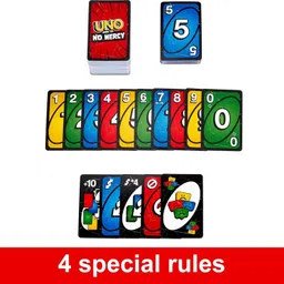 gift collection UNO Show em No Mercy Card Game for family and kids Night Travel Fun Cards Games image 2