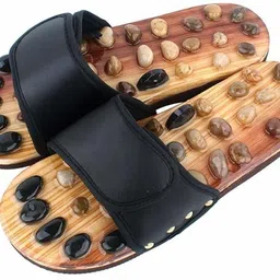 Thrivanta Acupressure Massage Slippers with Natural Stone, Therapeutic Reflexology Sandals Foot Acupoint Massage Shiatsu Arch Pain wooden for man woman Acupressure Massage Slippers with Natural Stone, Therapeutic Reflexology Sandals Foot Acupoint Massage Shiatsu Arch Pain wooden for man woman Massager-picture-10