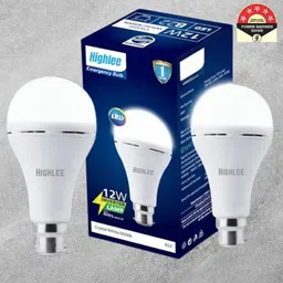 Pack of 2 – 12W Emergency Bulb, Rechargeable Power Saving Light 3 hrs Bulb Emergency Light-image-6