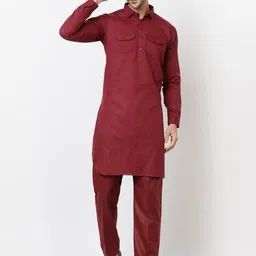 tsarina Men Cotton Blend Kurta Salwar Set image 1