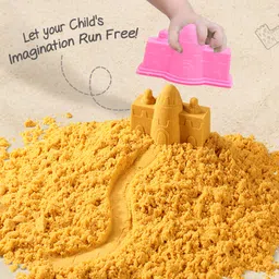 intelliskills Premium Magic Sand Kit With Shape Moulds for Kids, Art&Craft Kit, 3+ Yrs image 2