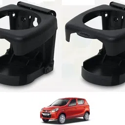 kozdiko BLACK DRINK HOLDER SET OF 2 PCS COMPATIBILE WITH ALTO 800 Car Bottle Holder-picture-18