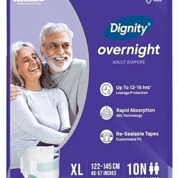 dignity Overnight Tape-Style Adult Diapers - XL image 2