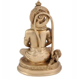 Arihant Craft Bronze Toned Brass Lord Hanuman Showpiece image 2