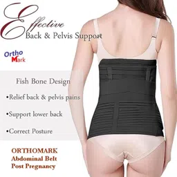 orthomark All in1 Maternity Belt after delivery Postpartum Support Size Medium(34-40)Inch Back / Lumbar Support image 4