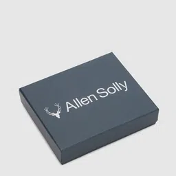 allen solly Men Black Genuine Leather Wallet image 5