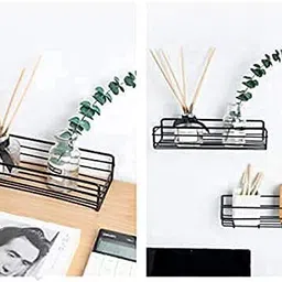 pavityaksh Containers Kitchen Rack METAL BATHROOM SHALVES Carbon Steel image 4