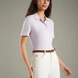 tommy hilfiger Women Regular Fit Polo T-Shirt image 3