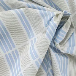 MASPAR Optimist Bloom Blue Printed 144 TC Cotton Double King Bedsheet & 2 Pillow Covers image 4