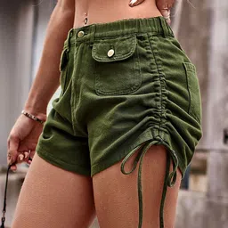 StyleCast Women Green Hot Pants image 5
