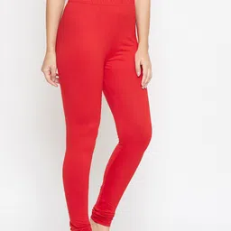 Bitterlime Pack of 2 Solid Churidar Length Legging image 4